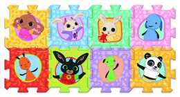 Pěnové puzzle Bing Bunny 32x32x1,5cm 8ks ve fólii 0m+