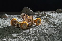 Ugears 3D dřevěné mechanické puzzle NASA, Lunární vozítko