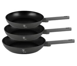 BERLINGERHAUS Sada pánví s titanovým povrchem 3 ks Antracit Collection BH-8138