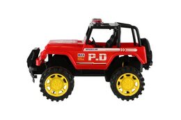 Teddies Auto policie terénní plast 22cm na setrvačník asst 2 barvy v krabičce
