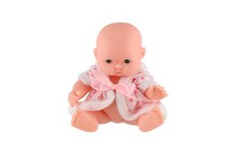 Miminko panenka pevné tělo plast 12cm 3druhy 12ks v boxu