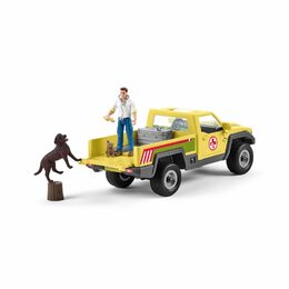 Hračka Schleich Záchranné terénní auto s veterinářem