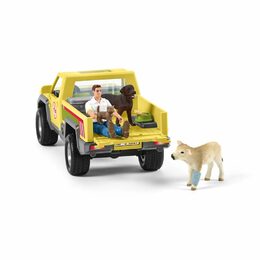 Hračka Schleich Záchranné terénní auto s veterinářem
