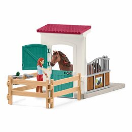 Hračka Schleich Box pro koně Hannah a Cayenne