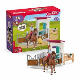 Hračka Schleich Box pro koně Hannah a Cayenne