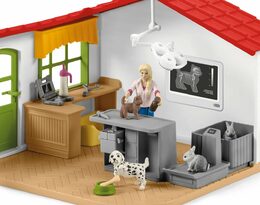 Hračka Schleich Veterinární ordinace pro domácí zvířata