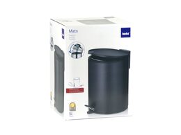 KELA Kosmetický koš 5 l MATS černá KL-23702
