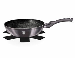 BERLINGERHAUS Pánev WOK s mramorovým povrchem 28 cm Carbon PRO Line BH-6900