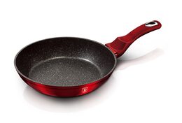 BERLINGERHAUS Pánev s mramorovým povrchem 28 cm Burgundy Metallic Line BH-1253