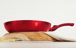 BERLINGERHAUS Pánev s mramorovým povrchem 28 cm Burgundy Metallic Line BH-1253