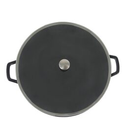 KELA Wok litinový s poklicí CALIDO 36 cm černá KL-12475