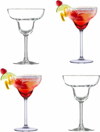 ALPINA Sklenice na margaritu a koktejly 250 ml sada 4 ks ED-249632
