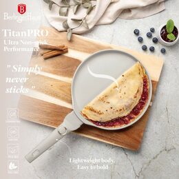 BERLINGERHAUS Pánev na palačinky s titanovým povrchem 25 cm Sahara Collection BH-8055