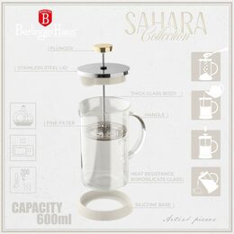 BERLINGERHAUS Konvice na čaj a kávu French press 600 ml Sahara Collection BH-8586