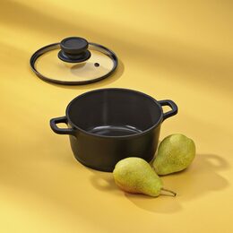 KELA Kastrol s keramickým povrchem a poklicí ATURA 16 cm 1 l KL-15169