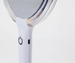 EXCELLENT Kosmetické zrcátko s LED osvětlením a organizérem 18 x 34,5 cm KO-170488360