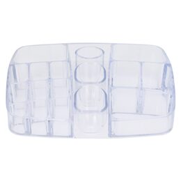 EXCELLENT Kosmetické zrcátko s LED osvětlením a organizérem 18 x 34,5 cm KO-170488360