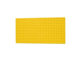 L-W Toys Podložka na stavění - JUNIOR 16x32 bodů žlutá