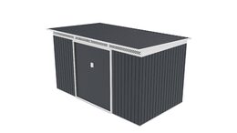 Zahradní domek G21 GRAH 700 - 340 x 206 cm, antracitový