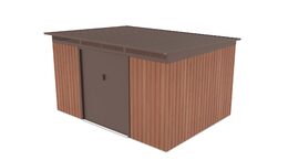 Zahradní domek G21 GRAH 915 - 340 x 269 cm, hnědý