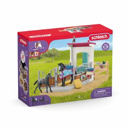 Hračka Schleich Box pro koně s klisnou a hříbětem