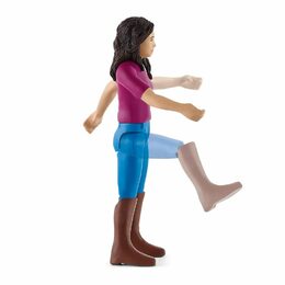Hračka Schleich Velký dům se stájí, příslušenstvím a kloubovými figurkami