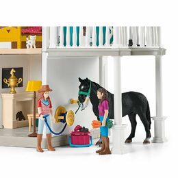 Hračka Schleich Velký dům se stájí, příslušenstvím a kloubovými figurkami