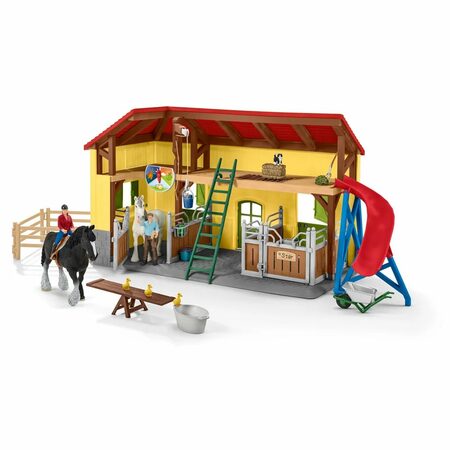 Hračka Schleich Stáj pro koně s příslušenstvím