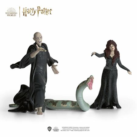 Hračka Schleich Harry Potter - Lord Voldemort, Nagini a Bellatrix Lestrangeová