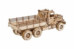 Ugears 3D dřevěné mechanické puzzle Nákladní auto CARGO
