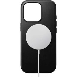 Modern leather case iPhone16Pro bk NOMAD