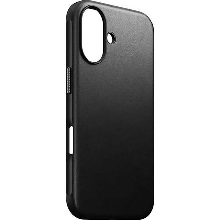 Modern leather case iPhone 16 bk NOMAD