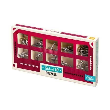 Set of 10 Puzzles - Red Edition
