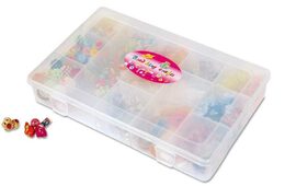 small foot Set skleněných a keramických šperků v boxu