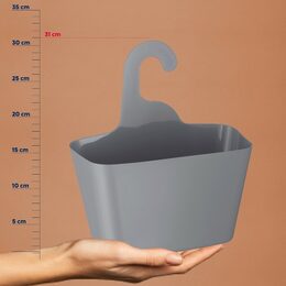 KELA Závěsný košík Mandy PP plast světle šedá KL-24367