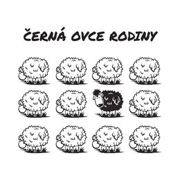 Pánské tričko - Černá ovce rodiny, vel. XL