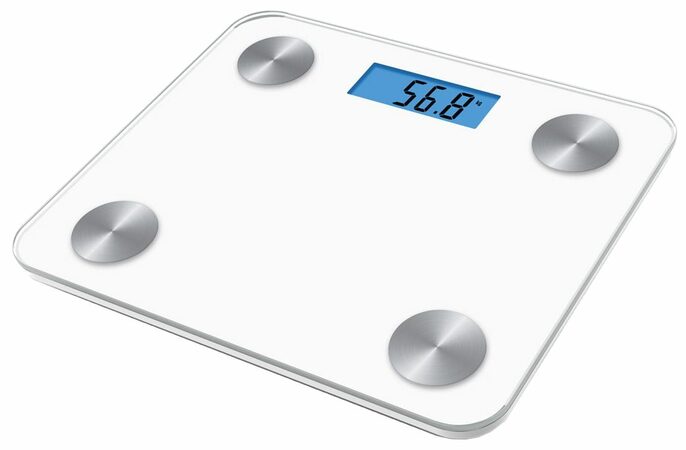 Omega digitální osobní váha s bluetooth bílá (PBSBTW) 180kg
