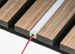 LED osvětlení G21 pro akustické panely 200 cm, teplá žlutá, 24V