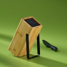 KELA Blok na nože Kiril černý 24,0x11,0x21,0cm KL-11284
