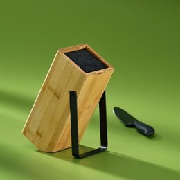 KELA Blok na nože Kiril černý 24,0x11,0x21,0cm KL-11284