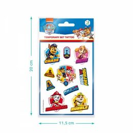 Tetování Tlapková patrola/Paw Patrol 10,5x15cm 4 listy v sáčku