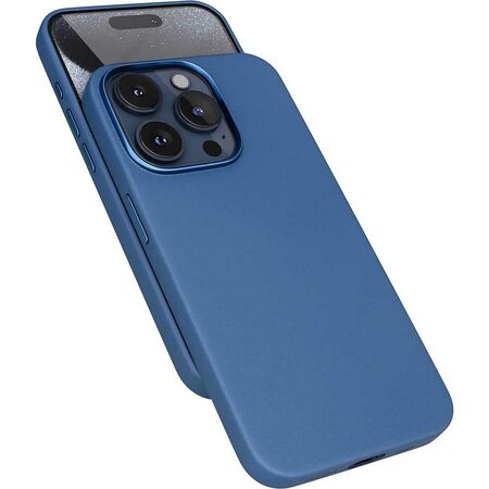 Mag+LeatherCase iPhone 16 Pro Blue EPICO