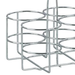 KELA Nosič na láhve LOOP 31x21x31 cm chróm KL-49880
