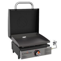 Stolní plynový gril Blackstone 17" Griddle s nerezovým panelem a víkem