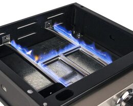 Stolní plynový gril Blackstone 17" Griddle s nerezovým panelem a víkem