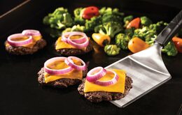 Blackstone sada Hamburger (špachtle, ruční lis, víko)