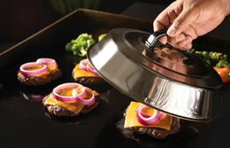 Blackstone sada Hamburger (špachtle, ruční lis, víko)