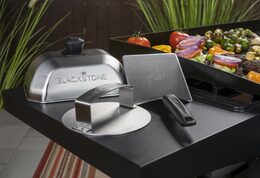 Blackstone sada Hamburger (špachtle, ruční lis, víko)