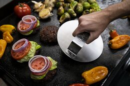 Blackstone sada Hamburger (špachtle, ruční lis, víko)