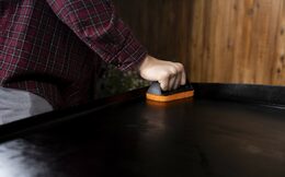 Blackstone sada na čištění (škrabka, 3 čisticí houbičky, 2 brusné kameny)